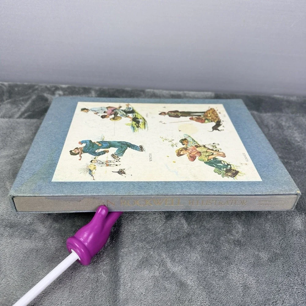 1970 Norman Rockwell Illustrator‎ Coffee Table Book with Sleeve